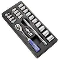 Expert by Facom Module Doppen 1/2" - Metrische Maten | 21 stuks - E194677