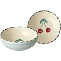 Rice keramiekschaal 35 cl Cherry-blue