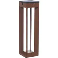 LES JARDINS Blade Solar Zonne Bolderlamp Corten | 45 cm