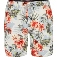 Superdry Zwemshorts opaal / groen / rood / wit