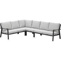 Garden Impressions Lissabon lounge dining set R 4-delig - valley sand