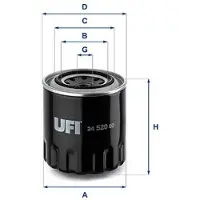Ufi 24.520.00 Brandstoffilter