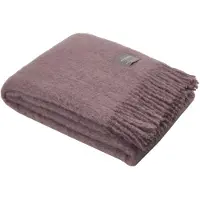 Stackelbergs Mohair Deken Gerolde Franje 130x170 Cm Lavendel - Plaids & dekens Wol Lavender - 4185