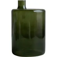 DBKD Pipe Vaas 21 Cm Groen - Vazen Glas Green - 20221403G