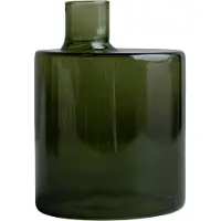DBKD Pipe Vaas 14 Cm Groen - Vazen Glas Green - 20221402G