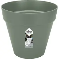 Elho Loft Urban Rond 30 - Bloempot voor Buiten - Ø 28.5 x H 26.0 cm - Pistachegroen