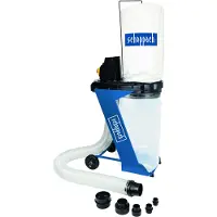 Scheppach Stofafzuiging DC500 - 550W - Spaanafzuiging voor houtspaanders en zaagsel - Incl. 4-delige adapterset - 75L