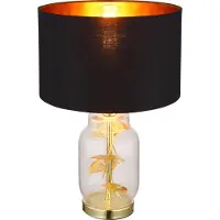 Globo Lighting tafellamp, metaal, messingkleurig, 1x E27