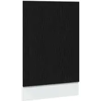vidaXL Vaatwasserpaneel Lyon 45x1,5x67 cm bewerkt hout zwart eiken
