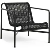 HAY Palissade Cord Low loungestoel Anthracite
