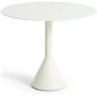HAY Palissade Cone rond koffietafel Cream white, Ø90 cm