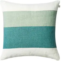 Chhatwal & Jonsson Kumar kussenhoes 50x50 cm Aqua-heaven blue