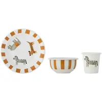 Bloomingville Kinderservies Set Emaille Jesse Oranje
