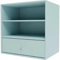 Montana Mini 1005 Schap Met Één Lade - Wandplanken Gelakt Mdf Flint - 1005-148-FLINT