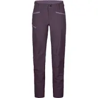 Ortovox - Dames wandel- en bergkleding - Pelmo Pants W Dark Wild Berry voor Dames van Wol - Maat S - Bordeauxrood