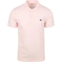 Lacoste Roze poloshirt normale fit korte mouw