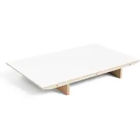 HAY Cph 30 Extendable Leaf 50x80 Cm Laminate/water-based Lacquered Oak - Eettafels & bartafels Laminaat White - AE842-A555-AR26
