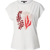 Comma Shirt nude / rood / wit