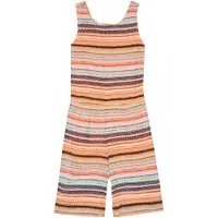 s.Oliver Overall chocoladebruin / mintgroen / oranje / rosa