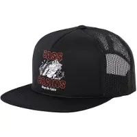 Brixton Cap - Bass Brains Gone Fishin Trucker Hat - zwart - Maat Standard