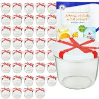 MamboCat Set van 40 bekers 230ml lintdeksel + receptenboekje