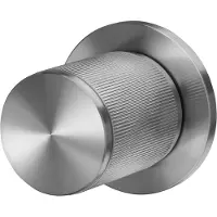Buster + Punch Door Knob Double Sided Linear - Knoppen en deurgrepen Metaal Steel - RDK-071054