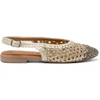 Lazamani Ballerina's Dames Goud Leer | Maat 39