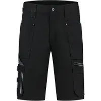 Workman 9063 STRETCH Bermuda P2S Werkbroek - Zwart - Maat 52 (36/34)