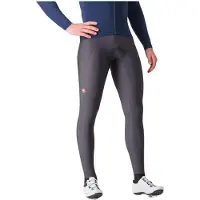 Castelli Espresso Lange Grijze Zwarte Bib Shorts, Maat L