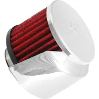 K&N Engineering K&N 1.375in Flange ID x 3in OD x 2.5in Height Clamp On Crankcase Vent Filter