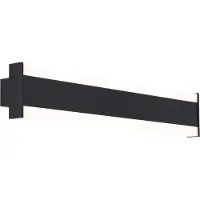 QAZQA Moderne wandlamp zwart CCT 60cm incl. LED IP54 - Vanya
