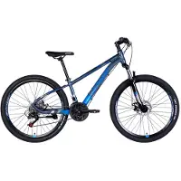 DaviBikes Mercury – Mountainbike – 26 inch – 21 versnellingen – Aluminium frame – Schijfremmen – Voorvork met vering – Blauw/Grijs