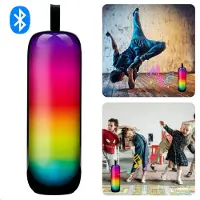 Cheqo Bluetooth Speaker RGB - Draagbare Bluetooth Speaker - Krachtige 10W Party Speaker - Draadloze Verlichting - Ideaal voor Feestjes