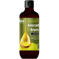 Bio Naturell Natuurlijke Haar shampoo met Avocado-olie en Biotine - droog en beschadigd haar - versterkt en voorkomt uitval 355ml