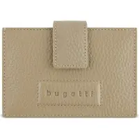 Bugatti Elsa Kredietkaart etui RFID-bescherming Leer 11 cm - 5 Sleuven - sand