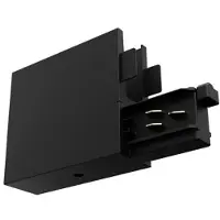 Concord Onderdeel | Eindaansluiting | lytespan h-track eindvoeding links zwart 9002/b-h