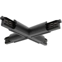 Concord Onderdeel | Koppeling/verbinder X-vorm | lytespan rond x-voeding zwart 9017-st15/b