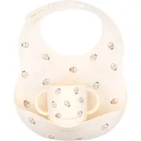 BAMBOOM Slab met Beker - Siliconen - Fishes