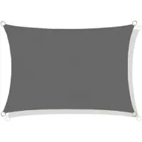 AIO Factory Schaduwdoek, waterdicht, nylon, 4x3 m, grijs