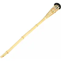 Benson Tuinfakkel - Solar - led tuinlamp - bamboe hout - 78 cm - bruin