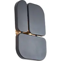 QAZQA Design wandlamp zwart 3-lichts - Planes