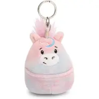Nici Chill Unicorn Pluche Sleutelhanger 8 cm - Zacht & Knuffelig