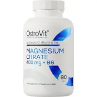 OstroVit - Magnesium Citrate 400 mg + B6 - 90 tablets - Magnesium & Vitamine B6 - Supplement