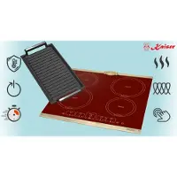 Kaiser KCT 6195 iRotEm incl. grillplaat, inductiekookplaat 60cm, zelfvoorzienend, kookplaat 4xQickHeat kookzones