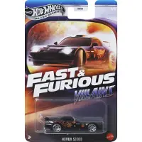 Hot Wheels Fast & Furious JBY34, Auto, 3 jaar, Metaal, Kunststof, Zwart, Rood