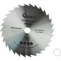 GEKO Zaagblad houtbewerking - 300 mm - 30 tanden - Staal - Voor doe-het-zelf en constructie