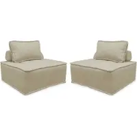Sweeek - Set van 2 fauteuils modulaire bank - dao