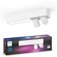 Philips Hue Centris Opbouwspot White and Color - Wit - Rechthoek - 2-spots