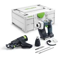 Festool DURADRIVE DWC 18-4500-Basic 18V Li-Ion Accu Bandschroefmachine Body In Systainer - 14Nm - 55mm