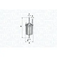 MAGNETI MARELLI 152071760859 Brandstoffilter